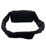 ボッテガ・ヴェネタ BOTTEGA VENETA ミディアム パテッド カセット ショルダーバッグ 749878 ブラック ナイロン ユニセックス ショルダーバッグ
