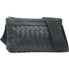 ボッテガ・ヴェネタ BOTTEGA VENETA イントレチャート デュオバッグ 651938 ブラック カーフレザー メンズ ショルダーバッグ