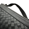 ボッテガ・ヴェネタ BOTTEGA VENETA イントレチャート デュオバッグ 651938 ブラック カーフレザー メンズ ショルダーバッグ