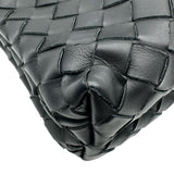 ボッテガ・ヴェネタ BOTTEGA VENETA イントレチャート デュオバッグ 651938 ブラック カーフレザー メンズ ショルダーバッグ