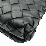 ボッテガ・ヴェネタ BOTTEGA VENETA イントレチャート デュオバッグ 651938 ブラック カーフレザー メンズ ショルダーバッグ