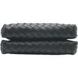 ボッテガ・ヴェネタ BOTTEGA VENETA イントレチャート デュオバッグ 651938 ブラック カーフレザー メンズ ショルダーバッグ