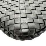 ボッテガ・ヴェネタ BOTTEGA VENETA イントレチャート ホーボーバッグ 115654 ブラック レザー レディース ショルダーバッグ