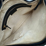 ボッテガ・ヴェネタ BOTTEGA VENETA イントレチャート ホーボーバッグ 115654 ブラック レザー レディース ショルダーバッグ