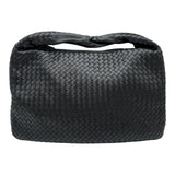 ボッテガ・ヴェネタ BOTTEGA VENETA イントレチャート ホーボーバッグ 115654 ブラック レザー レディース ショルダーバッグ