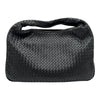ボッテガ・ヴェネタ BOTTEGA VENETA イントレチャート ホーボーバッグ 115654 ブラック レザー レディース ショルダーバッグ
