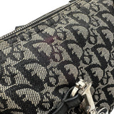 クリスチャン・ディオール Christian Dior トロッター ハンドバッグ ブラック キャンバス/レザー レディース ハンドバッグ