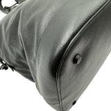 バレンシアガ BALENCIAGA ヴィル ラージバッグ 657031 ブラック レザー メンズ ボストンバッグ