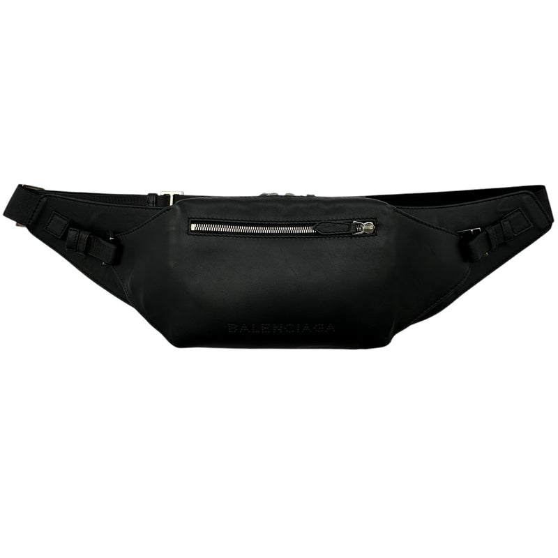 バレンシアガ BALENCIAGA ネオ ベルトバッグ 433625 ブラック レザー