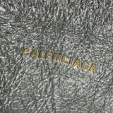 バレンシアガ BALENCIAGA ペーパーミニ 357333 シルバー レザー レディース ショルダーバッグ