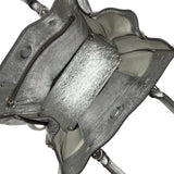 バレンシアガ BALENCIAGA ペーパーミニ 357333 シルバー レザー レディース ショルダーバッグ