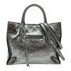 バレンシアガ BALENCIAGA ペーパーミニ 357333 シルバー レザー レディース ショルダーバッグ