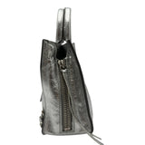 バレンシアガ BALENCIAGA ペーパーミニ 357333 シルバー レザー レディース ショルダーバッグ
