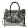 バレンシアガ BALENCIAGA ペーパーミニ 357333 シルバー レザー レディース ショルダーバッグ
