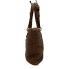 ボッテガ・ヴェネタ BOTTEGA VENETA カプリスモール ハンドバッグ 162112 ブラウン レザー レディース ハンドバッグ