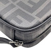 フェンディ FENDI FFファブリック ミニバッグ 7AS122 ブラック×シルバー PVC ユニセックス ショルダーバッグ