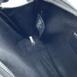 フェンディ FENDI FFファブリック ミニバッグ 7AS122 ブラック×シルバー PVC ユニセックス ショルダーバッグ