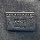 フェンディ FENDI FFファブリック ミニバッグ 7AS122 ブラック×シルバー PVC ユニセックス ショルダーバッグ