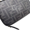 フェンディ FENDI FFファブリック ミニバッグ 7AS122 ブラック×シルバー PVC ユニセックス ショルダーバッグ