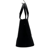 バレンシアガ BALENCIAGA ネイビーカバスM 581292 ブラック キャンバス/レザー レディース トートバッグ