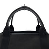バレンシアガ BALENCIAGA ネイビーカバスS 339933 ブラック キャンバス レディース トートバッグ