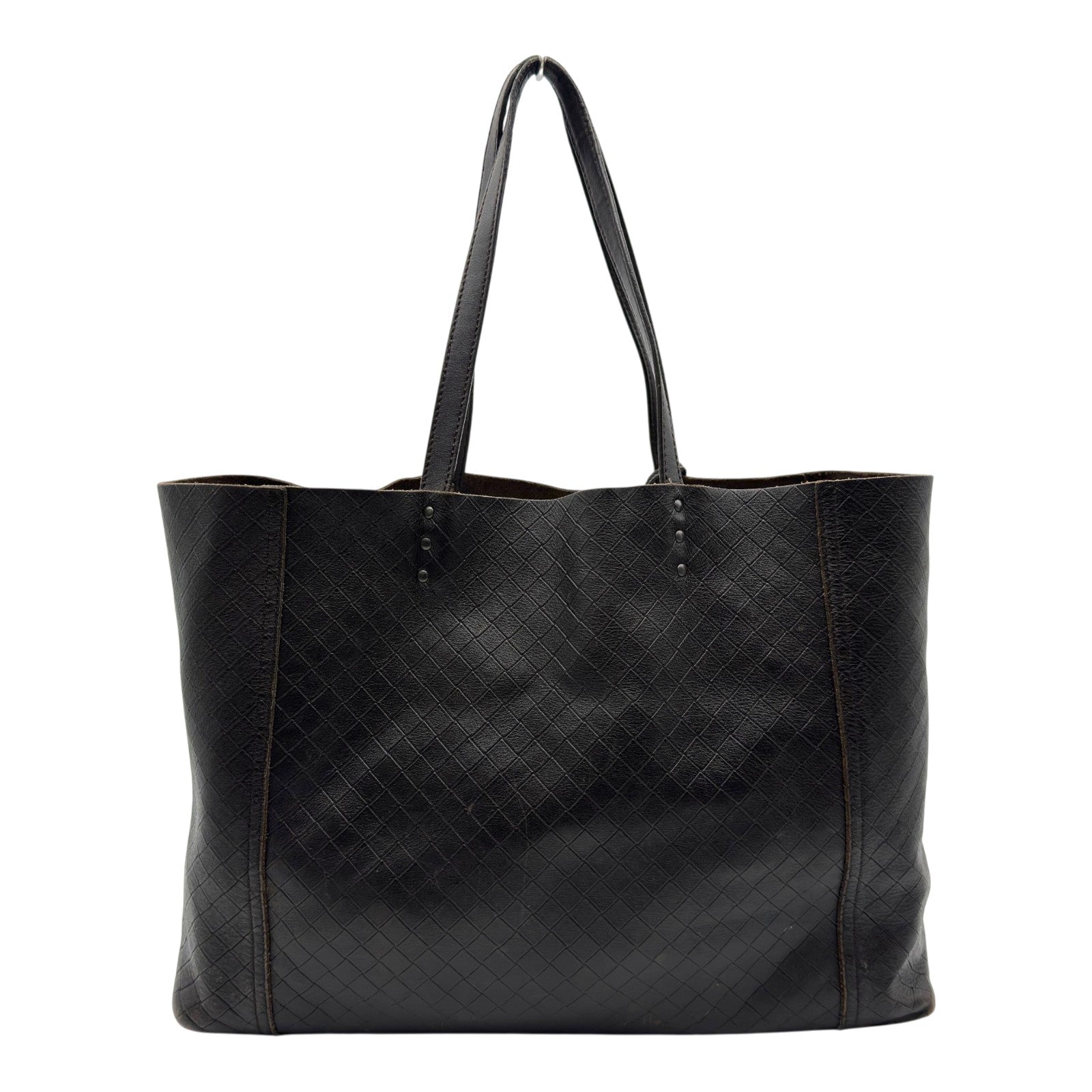 ボッテガヴェネタ トートバッグ イントレッチオ ミラージュ レザー 黒 ボッテガ・ヴェネタ BOTTEGA VENETA イントレッチオミラージュ トート