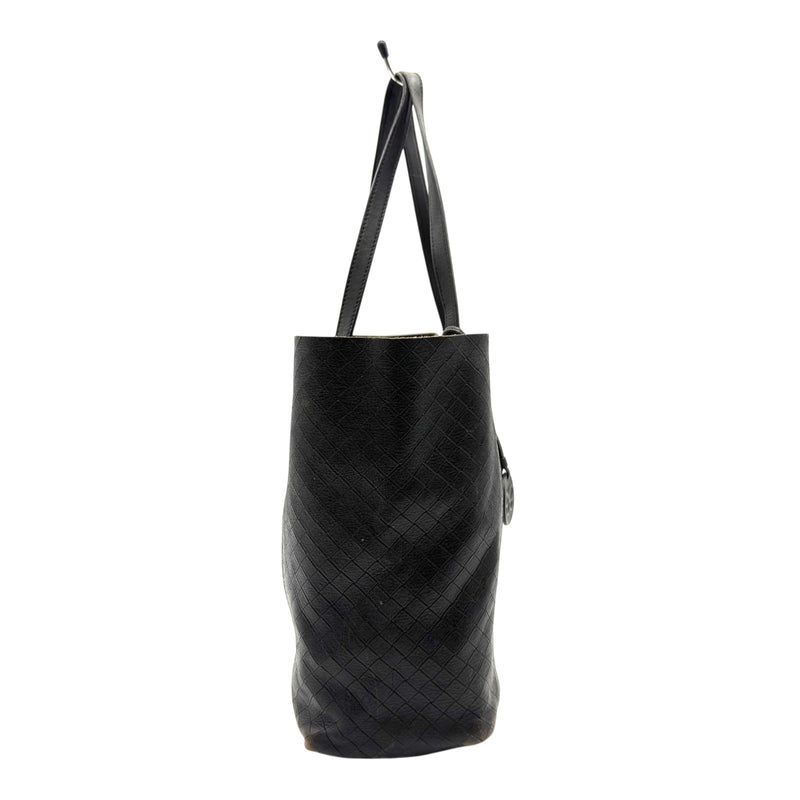 【美品】ボッテガヴェネタ イントレッチオ ミラージュ　トートバッグ　ブラック ボッテガ・ヴェネタ BOTTEGA VENETA イントレッチオミラージュ トート