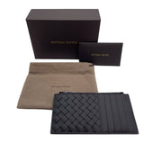 ボッテガ・ヴェネタ BOTTEGA VENETA イントレチャート フラグメントケース 566430 ブラック レザー メンズ カードケース