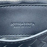 ボッテガ・ヴェネタ BOTTEGA VENETA イントレチャート フラグメントケース 566430 ブラック レザー メンズ カードケース