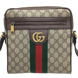 グッチ GUCCI オフディア GGスプリーム　スモールメッセンジャバッグ 574926 ベージュ GGキャンバス/レザー ユニセックス ショルダーバッグ