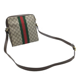 グッチ GUCCI オフディア GGスプリーム　スモールメッセンジャバッグ 574926 ベージュ GGキャンバス/レザー ユニセックス ショルダーバッグ