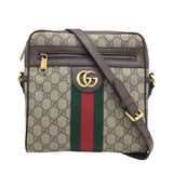 グッチ GUCCI オフディア GGスプリーム　スモールメッセンジャバッグ 574926 ベージュ GGキャンバス/レザー ユニセックス ショルダーバッグ