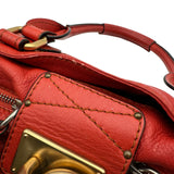 クロエ Chloe パディントン レッド レザー レディース ハンドバッグ