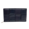 ボッテガ・ヴェネタ BOTTEGA VENETA マキシイントレチャートロングジップウォレット 651368 レザー ユニセックス 長財布