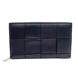 ボッテガ・ヴェネタ BOTTEGA VENETA マキシイントレチャートロングジップウォレット 651368 レザー ユニセックス 長財布