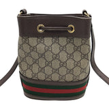 グッチ GUCCI オフィディア GGスプリーム ミニ バケットバッグ グッチ 550620 ブラウン GGスプリームキャンバス レディース ショルダーバッグ