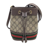 グッチ GUCCI オフィディア GGスプリーム ミニ バケットバッグ グッチ 550620 ブラウン GGスプリームキャンバス レディース ショルダーバッグ
