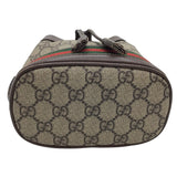 グッチ GUCCI オフィディア GGスプリーム ミニ バケットバッグ グッチ 550620 ブラウン GGスプリームキャンバス レディース ショルダーバッグ