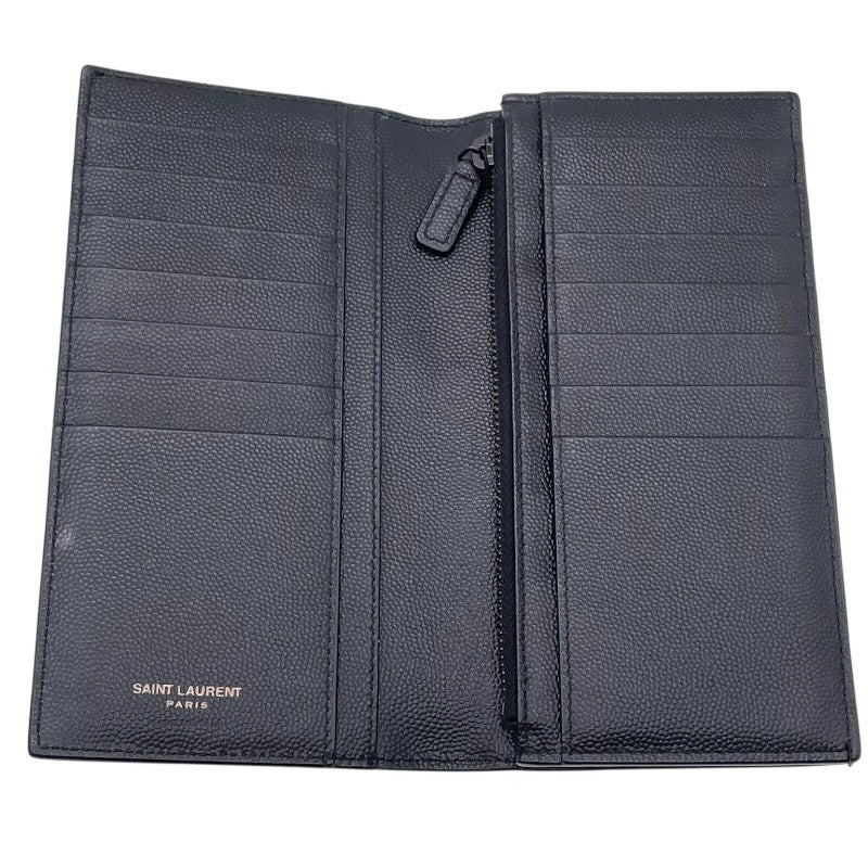 現行 サンローラン パリ コンチネンタルウォレット コーテッドバークレザー サンローラン SAINT LAURENT コンチネンタルウォレットカサンドラ