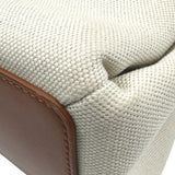ボッテガ・ヴェネタ BOTTEGA VENETA スモールパラシュート 826220 ナチュラル キャンバス レザー レディース ハンドバッグ