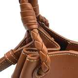 ボッテガ・ヴェネタ BOTTEGA VENETA スモールパラシュート 826220 ナチュラル キャンバス レザー レディース ハンドバッグ