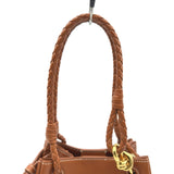 ボッテガ・ヴェネタ BOTTEGA VENETA スモールパラシュート 826220 ナチュラル キャンバス レザー レディース ハンドバッグ