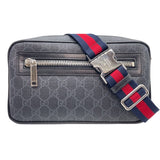 グッチ GUCCI GGスプリーム スモール ベルトバッグ 792094 ブラック GGスプリームキャンバス メンズ ウエストバッグ
