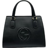 グッチ GUCCI インターロッキングG ソーホー ハンドバッグ 607722 ブラック レザー レディース