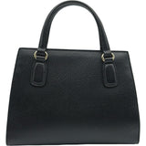 グッチ GUCCI インターロッキングG ソーホー ハンドバッグ 607722 ブラック レザー レディース