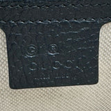 グッチ GUCCI インターロッキングG ソーホー ハンドバッグ 607722 ブラック レザー レディース