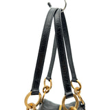 プラダ PRADA ミニ ダングル レザーハンドバッグ 1BB137 ブラック レディース