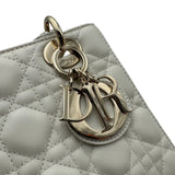 クリスチャン・ディオール Christian Dior MY ABCDIOR バッグスモール M05380NGE ホワイト カナージュラムスキン レディース ショルダーバッグ