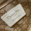 クリスチャン・ディオール Christian Dior MY ABCDIOR バッグスモール M05380NGE ホワイト カナージュラムスキン レディース ショルダーバッグ
