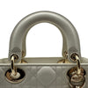 クリスチャン・ディオール Christian Dior MY ABCDIOR バッグスモール M05380NGE ホワイト カナージュラムスキン レディース ショルダーバッグ